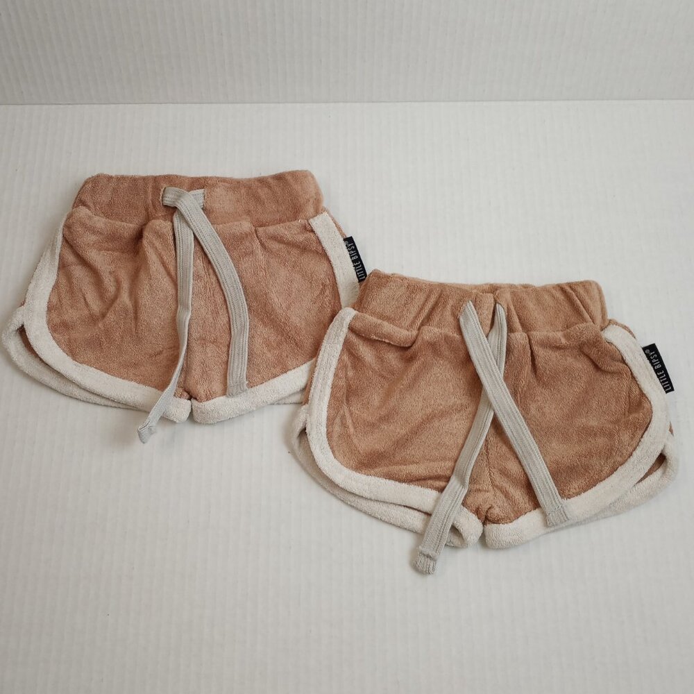 Little Bipsy Unisex Terry Cloth Track Shorts Lot of 2